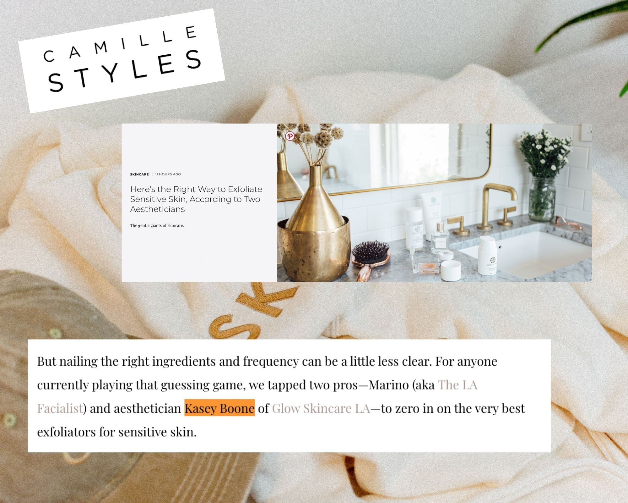 Here’s the Right Way to Exfoliate Sensitive Skin, According to Two Aestheticians