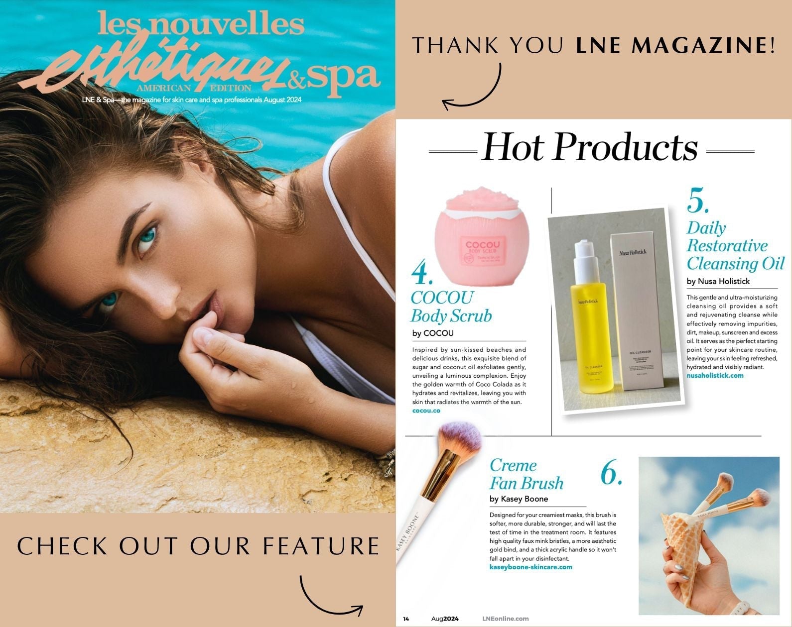 LNE Magazine - Hot Products: Crème Fan Brush