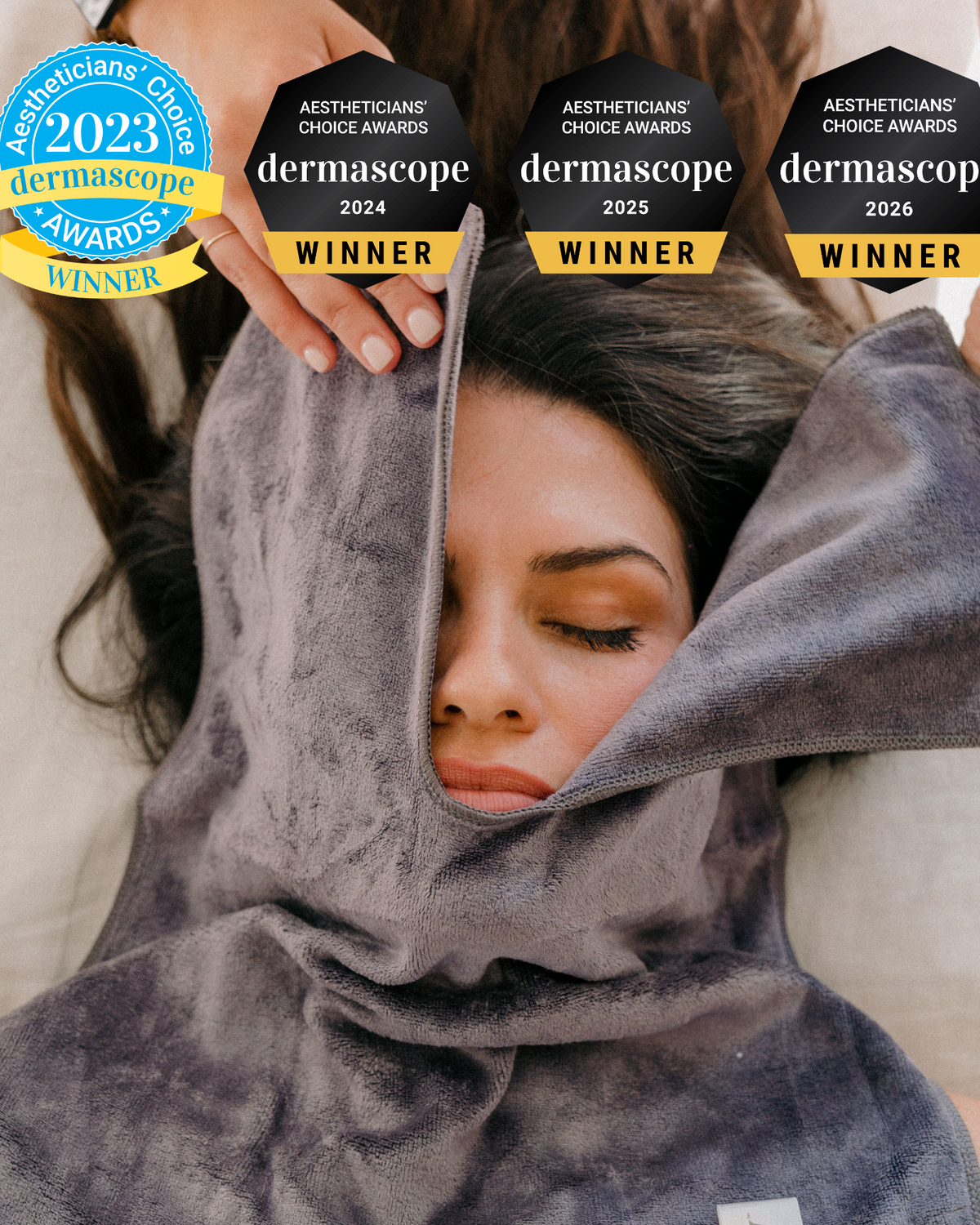 Dermascope_towel_with_seals_award_winning_1