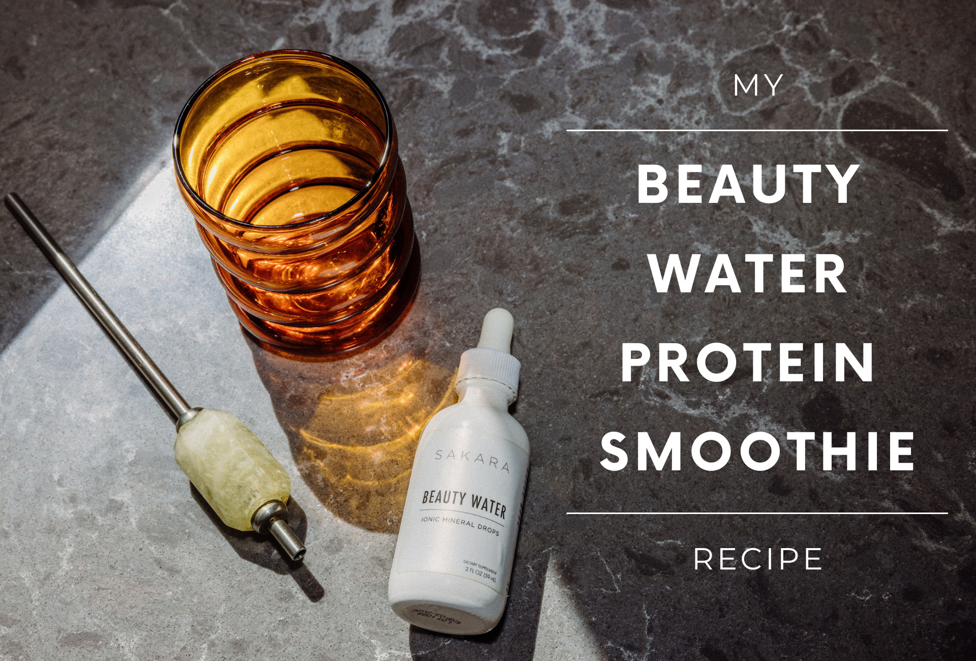 My Beauty Water Protein Smoothie Recipe